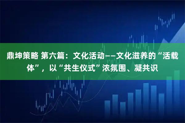 鼎坤策略 第六篇：文化活动——文化滋养的“活载体”，以“共生仪式”浓氛围、凝共识