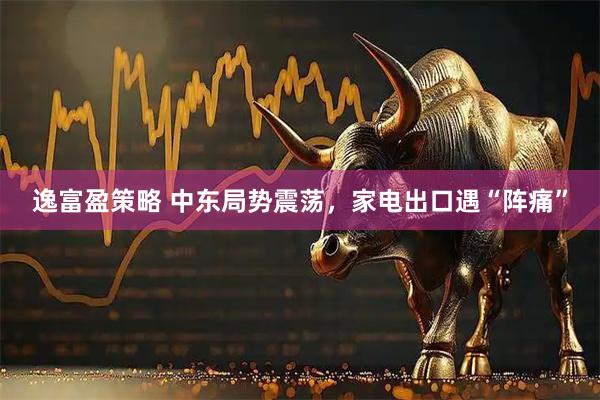 逸富盈策略 中东局势震荡，家电出口遇“阵痛”