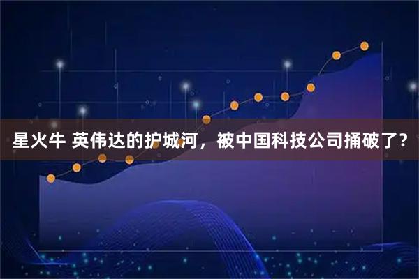 星火牛 英伟达的护城河,被中国科技公司捅破了?