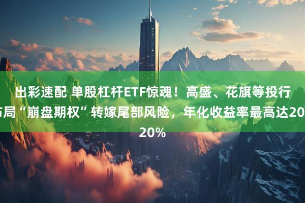 出彩速配 单股杠杆ETF惊魂！高盛、花旗等投行布局“崩盘期权”转嫁尾部风险，年化收益率最高达20%
